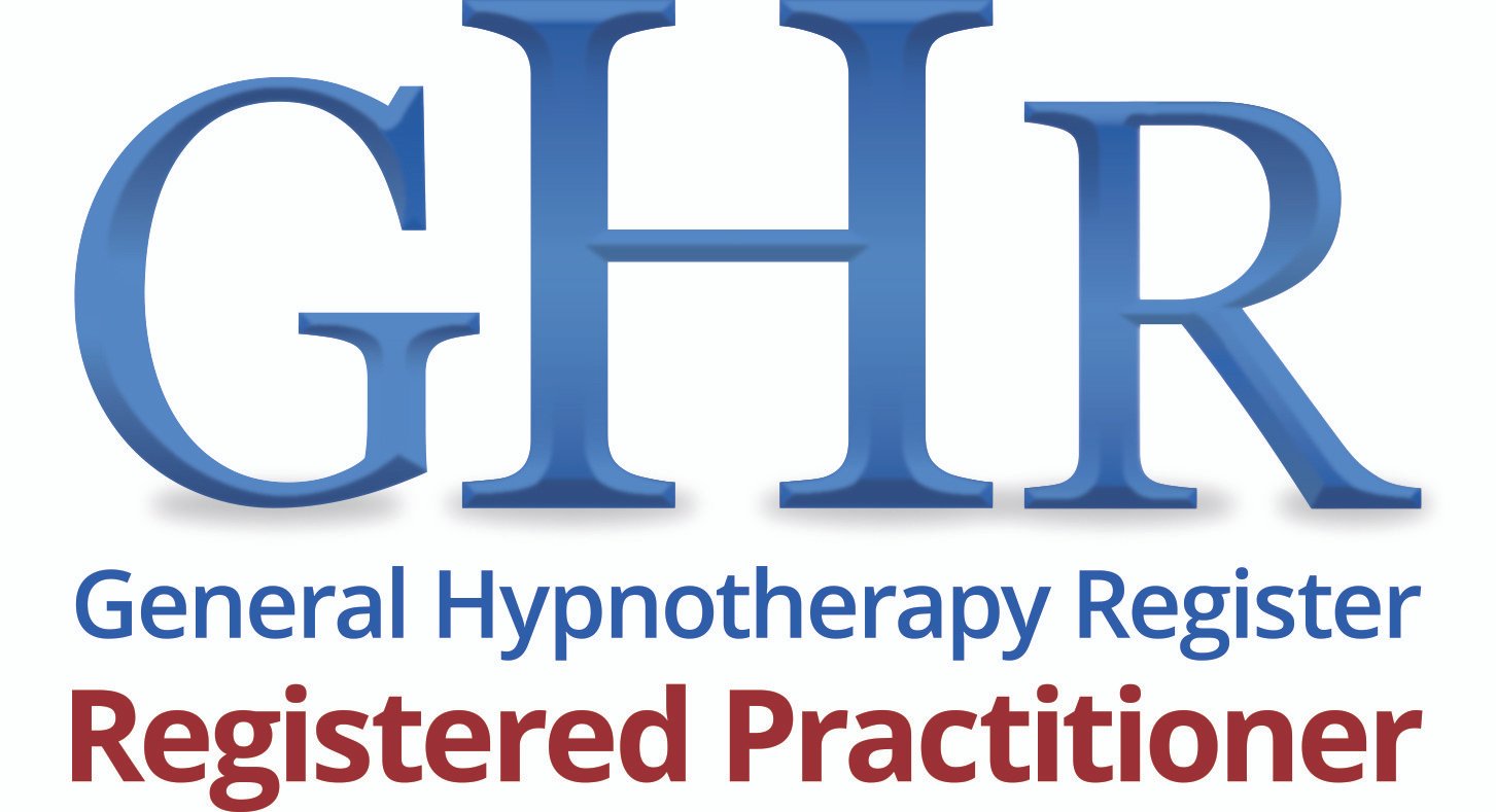 Logo of the General Hypnotherapy Register with the text "Registered Practitioner" underneath.